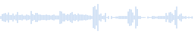 The laughter of a mouse in a cartoon
